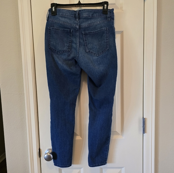 Old Navy super skinny medium wash denim Blue jeans juniors size 2 short - Picture 2 of 6